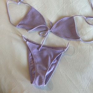NWOT LA Hearts Crinkle Bikini